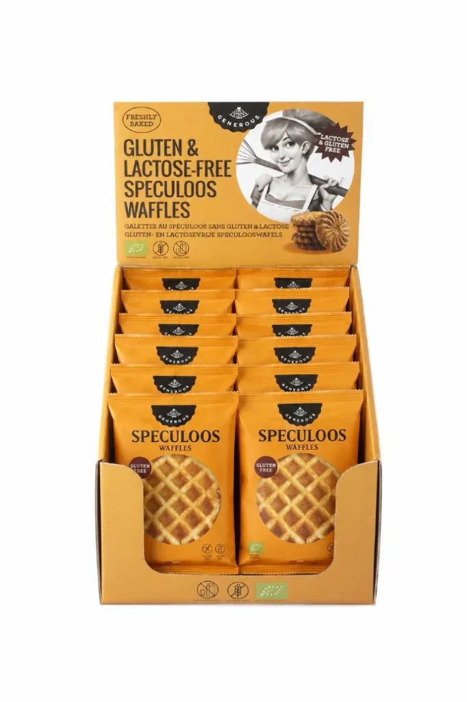 [PF/1422] Wendy Waffle speculoos display 14 x 60g Organic